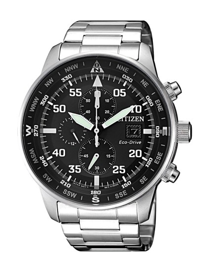 Citizen CA0690-88E Homem - Relógio Cronógrafo Aviator Eco-Drive