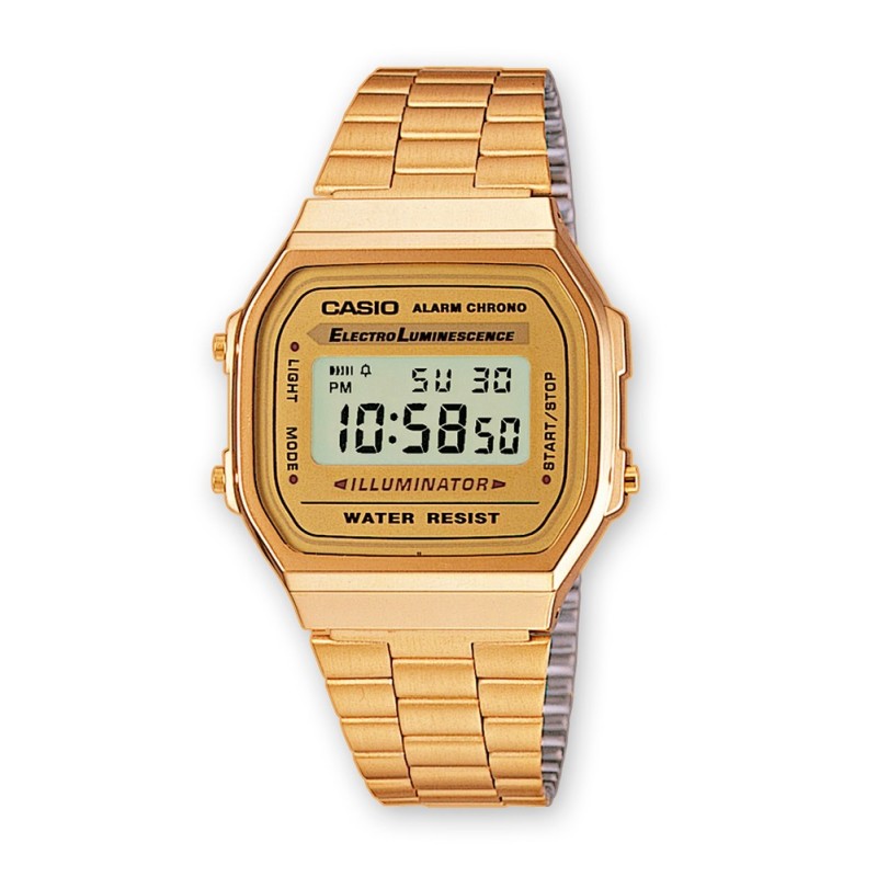 Relógio Casio Retro Unissexo A168WG-9EF - Envio Grátis