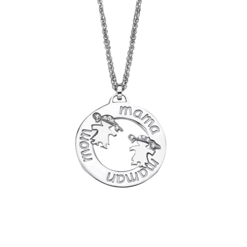Colar Lotus Silver LP1582-1/1 em Prata de Lei Autêntica