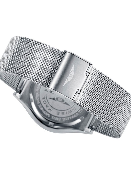Relógio Sandoz Homem 81481-07 Suíço com Malla Milanesa Prateada
