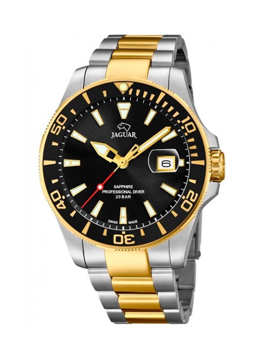 Relógio Suíço Jaguar Homem J863D Pro Diver - Elegância e Precisão