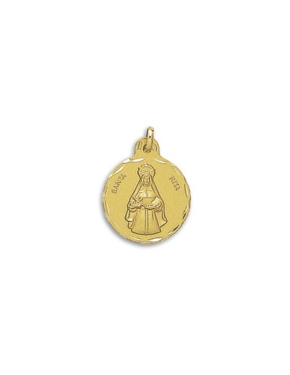 Medalla Santa Rita de Cascia Oro 18k - Compra Aquí