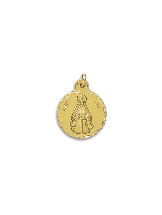 Medalha Santa Rita de Cássia Ouro 18k - Compre Aqui