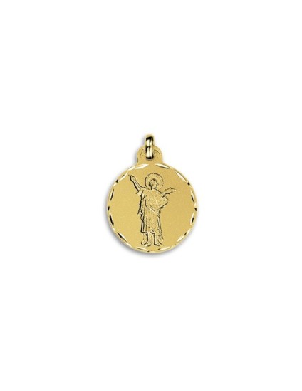 Medalla San Pancrancio Oro 18k Auténtica | Envío Gratis