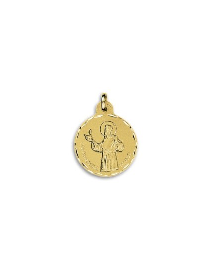 Medalha São Francisco de Assis Ouro 18k - Compre Já