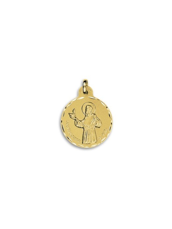 Medalha São Francisco de Assis Ouro 18k - Compre Já
