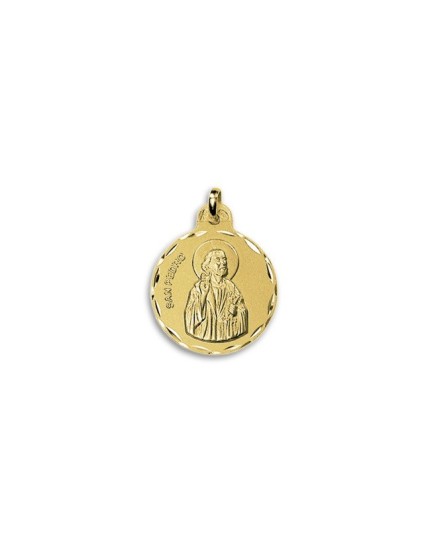 Medalha Redonda São Pedro Ouro 18k | Compra Segura Online