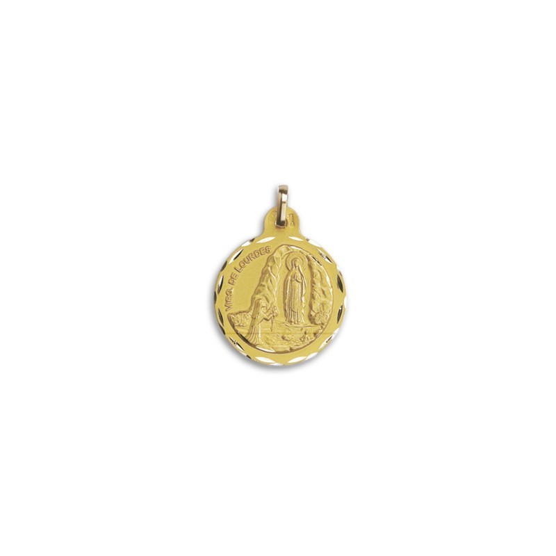 Medalla Virgen de Lourdes Oro 18k - Compra Aquí