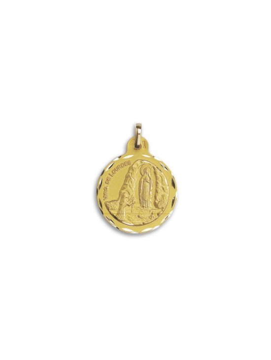Medalla Virgen de Lourdes Oro 18k - Compra Aquí