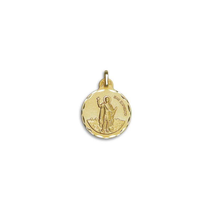 Medalha Redonda São Expedito Ouro 18k 21mm - Compre Aqui