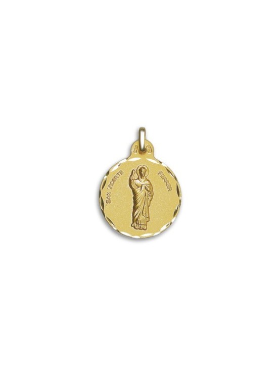 Medalha São Vicente Ferrer Ouro 18k - Comprar Online Já
