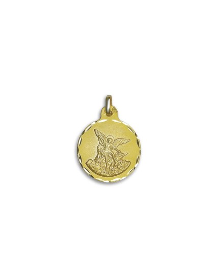 Medalha Arcanjo São Miguel Ouro 18k com Envio Grátis