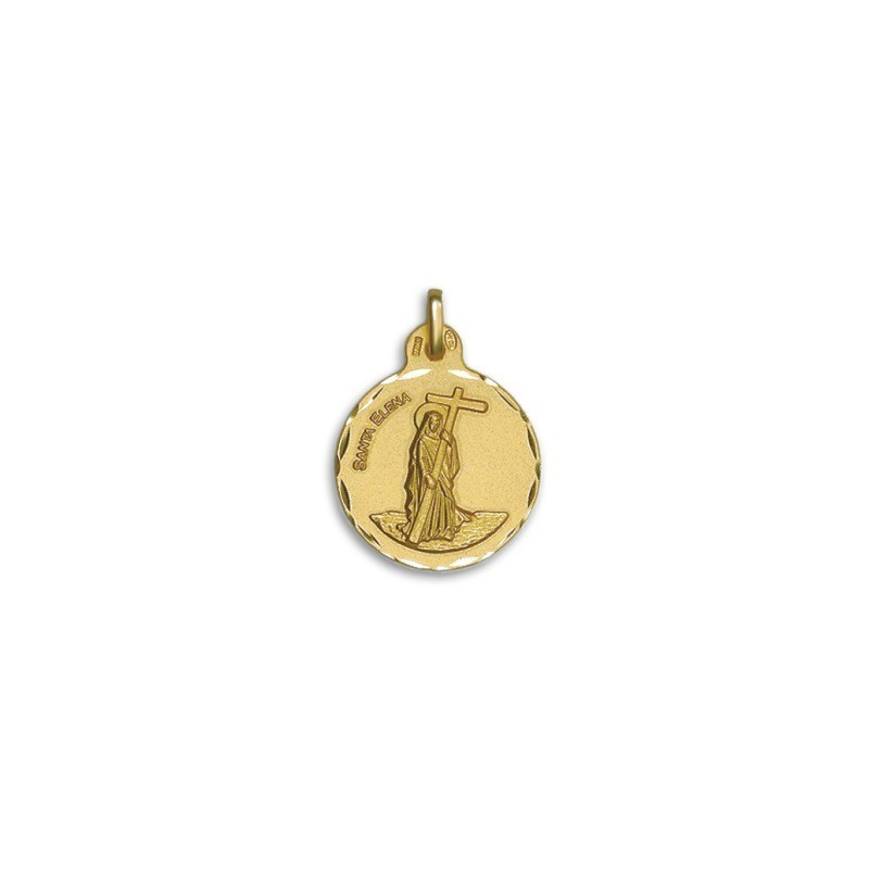 Medalla Redonda Santa Elena Oro 18k - ¡Compra Aquí!