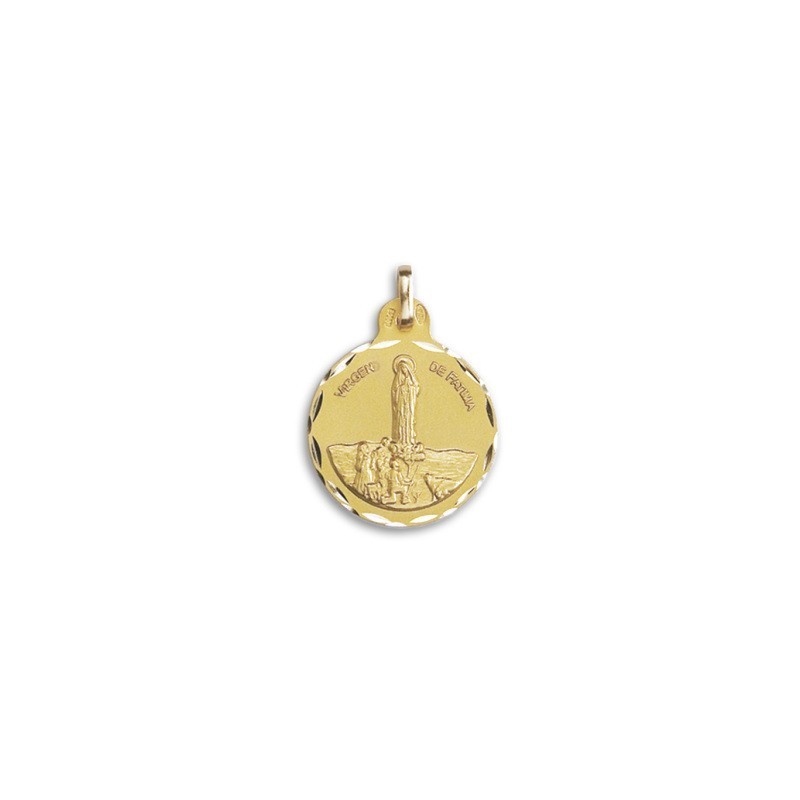 Medalha Nossa Senhora de Fátima Ouro 18k - Compre Aqui