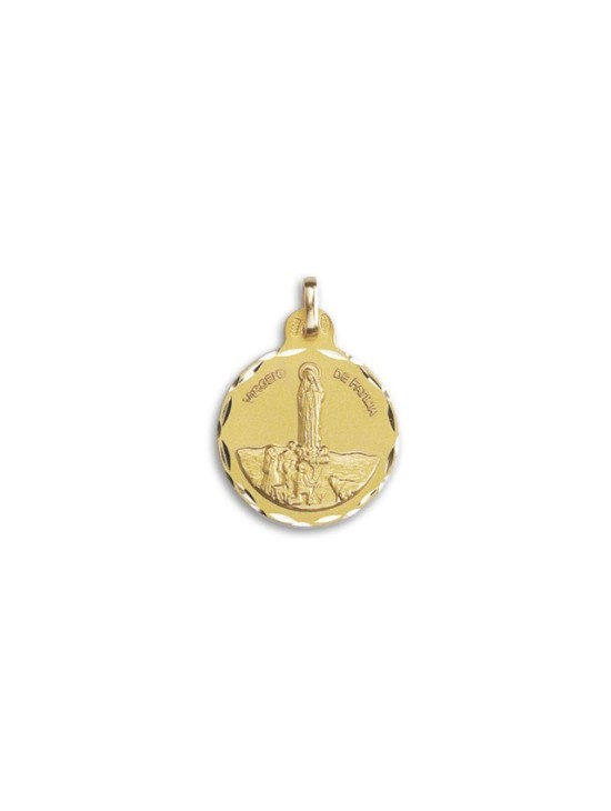 Medalha Nossa Senhora de Fátima Ouro 18k - Compre Aqui