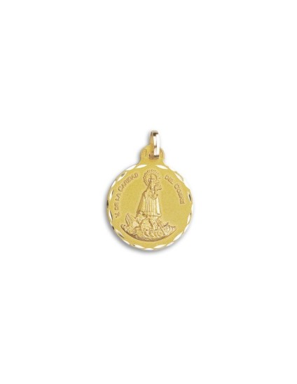 Medalha Caridade do Cobre Ouro 18k - Joias em Cobre e Ouro