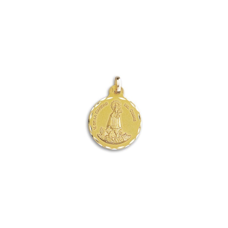 Medalha Caridade do Cobre Ouro 18k - Joias em Cobre e Ouro
