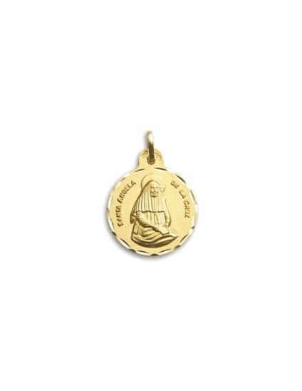 Medalha Santa Ângela de la Cruz Ouro 18k - Comprar Online