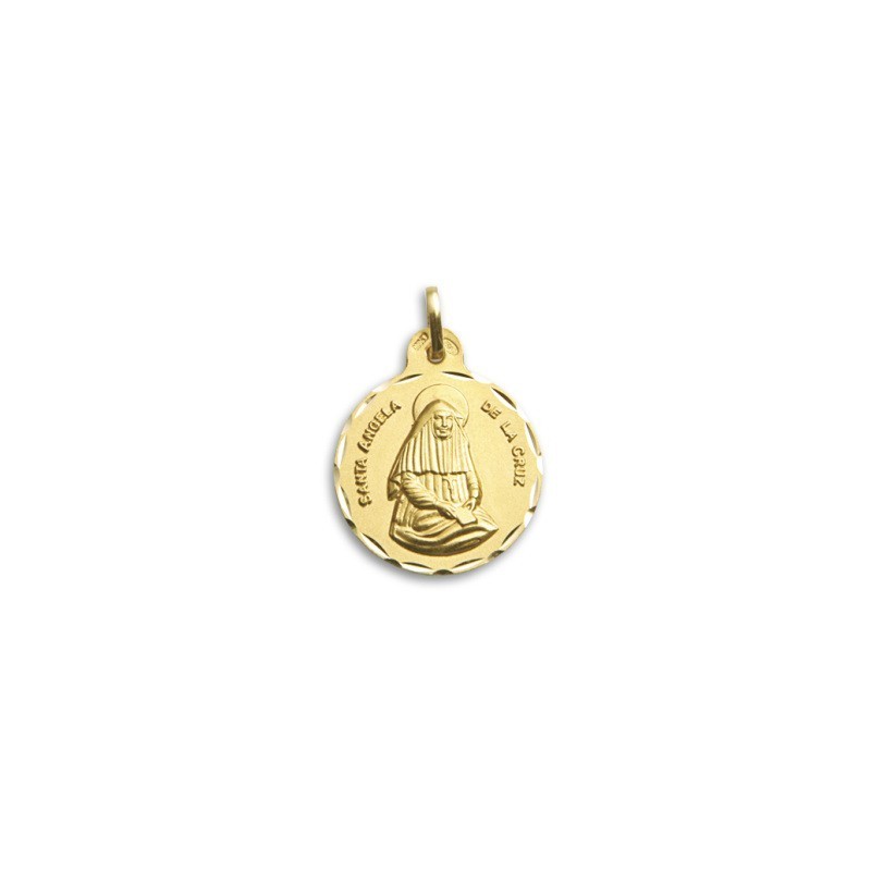 Medalha Santa Ângela de la Cruz Ouro 18k - Comprar Online