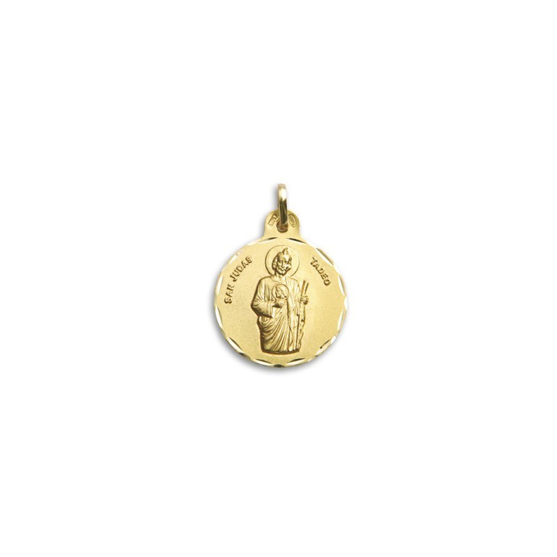 Medalla San Judas Tadeo Oro 18k - Precio Online