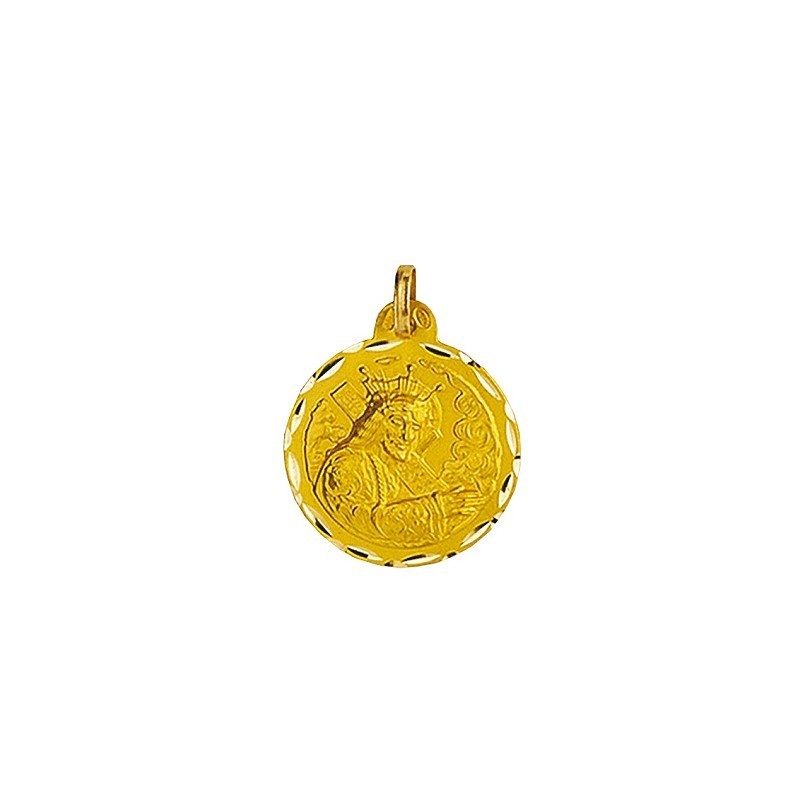 Medalla Redonda Nuestro Padre Jesús Nazareno Oro 18k + Envío Gratis