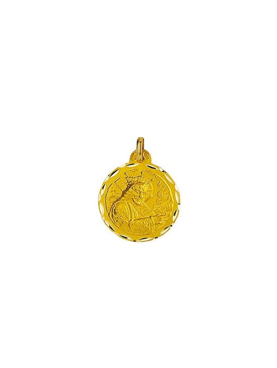 Medalha Redonda Nosso Senhor Jesus Nazareno Ouro 18k + Envio Grátis