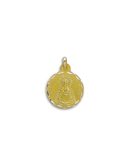 Medalha Virgem de Regla Ouro 18k Redonda - Compre Aqui!