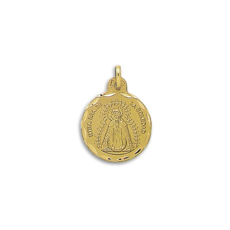 Medalha Virgem Soledade Ouro 18k - Compre Online Aqui