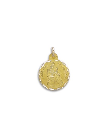 Medalha Virgem dos Reis Ouro 18k Sevilla - Joalharia Exclusiva