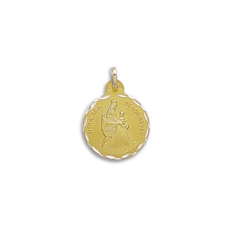 Medalha Virgem dos Reis Ouro 18k Sevilla - Joalharia Exclusiva