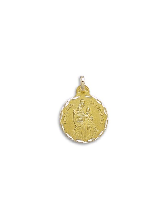 Medalha Virgem dos Reis Ouro 18k Sevilla - Joalharia Exclusiva