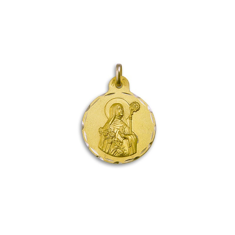 Medalha Santa Beatriz de Silva Ouro 18k - Compre Já!