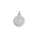 Medalha da Caridade do Cobre de Cuba de 21mm em Prata de Lei 925 mls