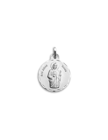 Medalha São Judas Tadeu Prata - Compre Agora com Envio Grátis