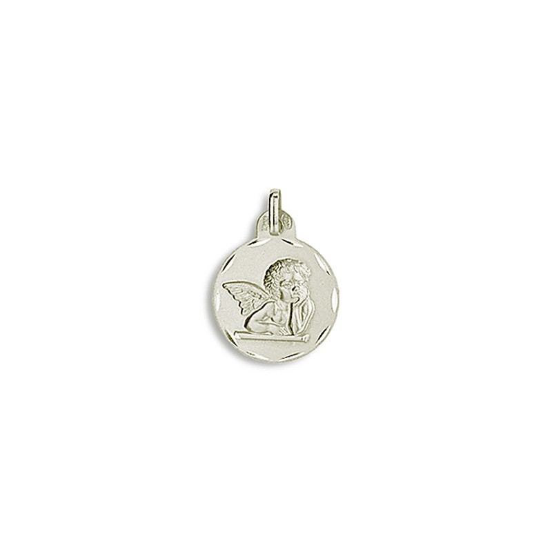 Angelito Querubín Plata 17 mm - Envío Gratis