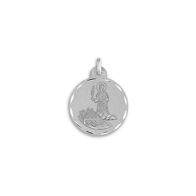 Medalla San Lorenzo Plata de Ley - Compra Online
