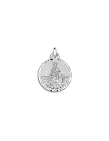 Medalha Santa Catarina em Prata de Lei 21mm | Joyería Parejo