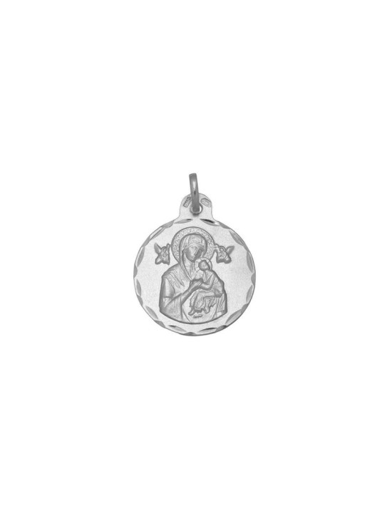 Medalla de la Virgen del Perpetuo Socorro Plata | Joyería Parejo