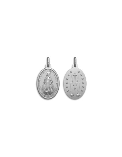 Medalha Virgem Milagrosa Prata 925 - Preço Especial Aqui!