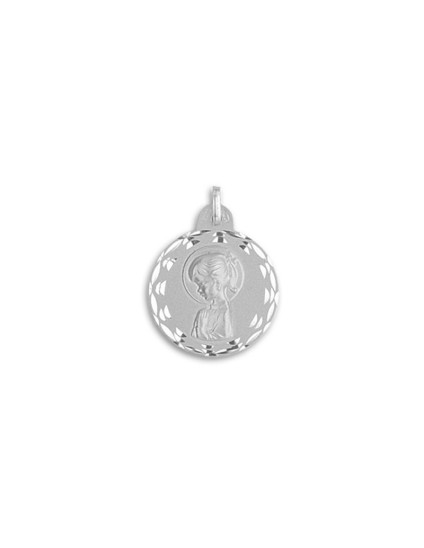 Medalha Virgem Menina Prata 925 - Compre Online Já!