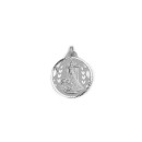 Medalla de la Virgen de las Angustias de Granada Calada en Plata de Ley 925 mls