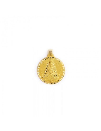 Medalla Virgen del Rocio Oro 18k - Envío Gratis