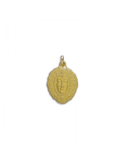 Medalla Virgen del Rocio Oro 18k - Compra Aquí