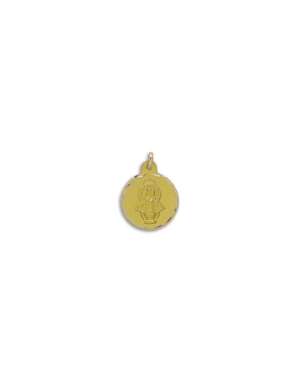 Medalla Caridad del Cobre Oro 18k Auténtica