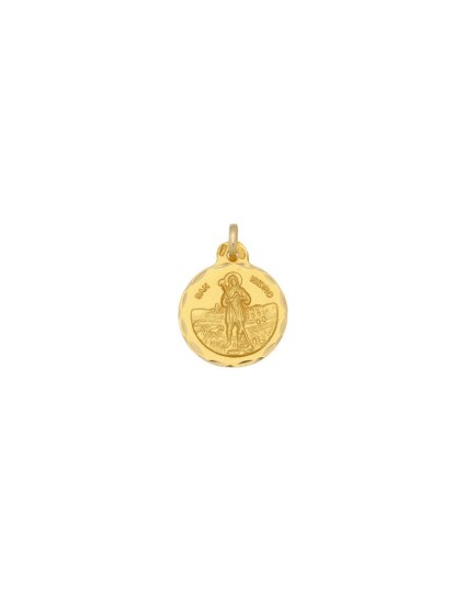 Medalla Redonda San Isidro Oro 18k - ¡Compra Ahora!
