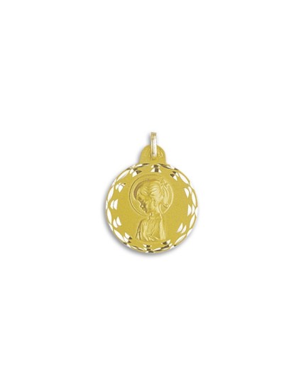 Medalha Virgem Menina Ouro 18k | Compre Online Aqui