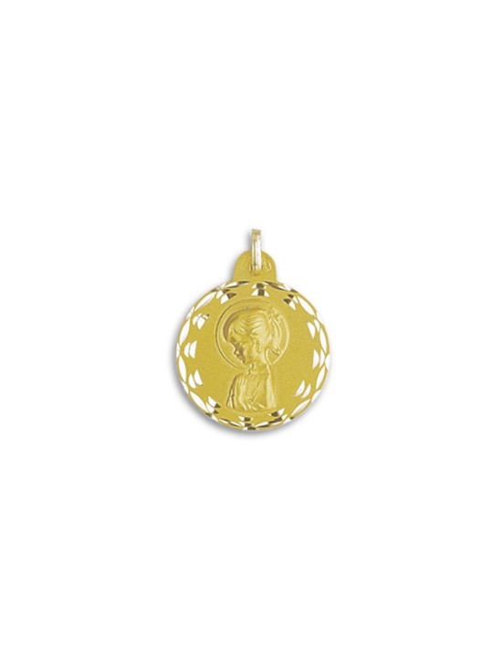 Medalla Virgen Niña Oro 18k | Compra Aquí