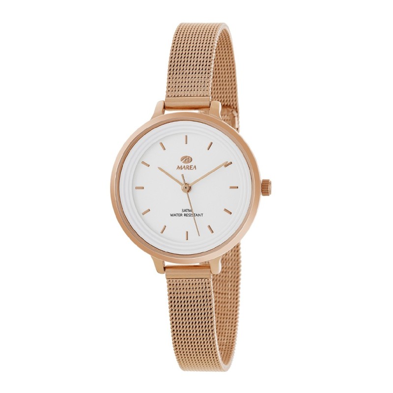 Reloj Marea mujer B41198/14 acero rosado y esfera blanca