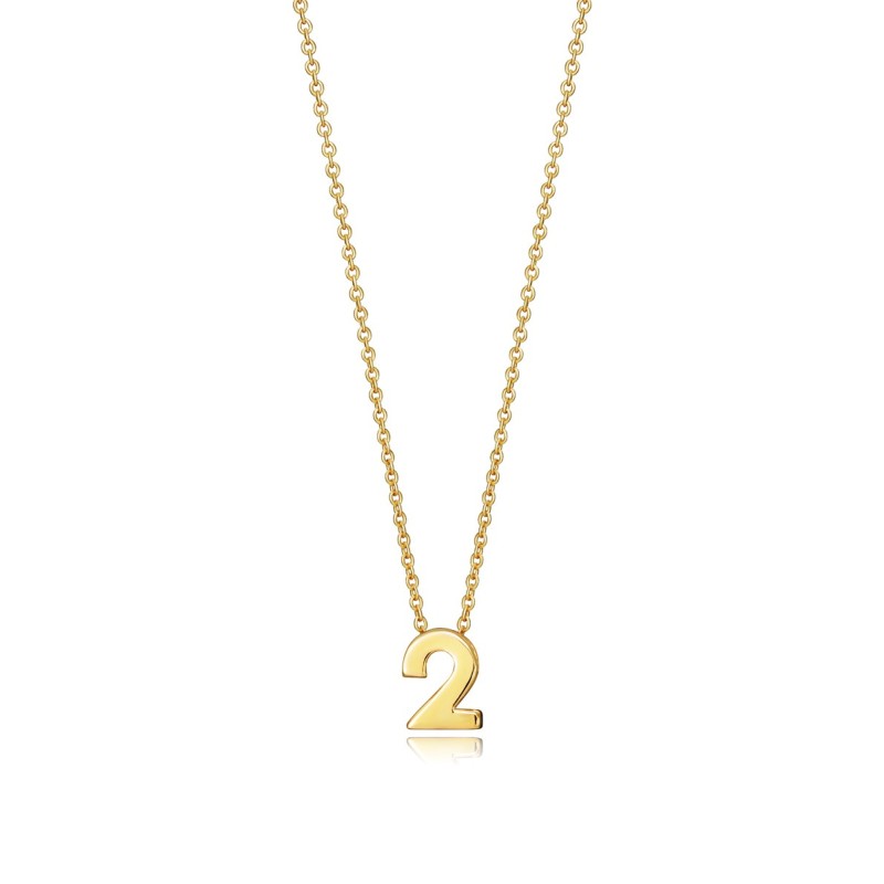 Collar plata de ley 61041c000-02 número 2 - ¡Compra Aquí!