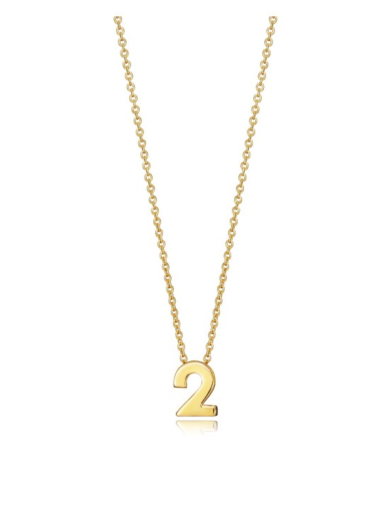 Collar plata de ley 61041c000-02 número 2 - ¡Compra Aquí!